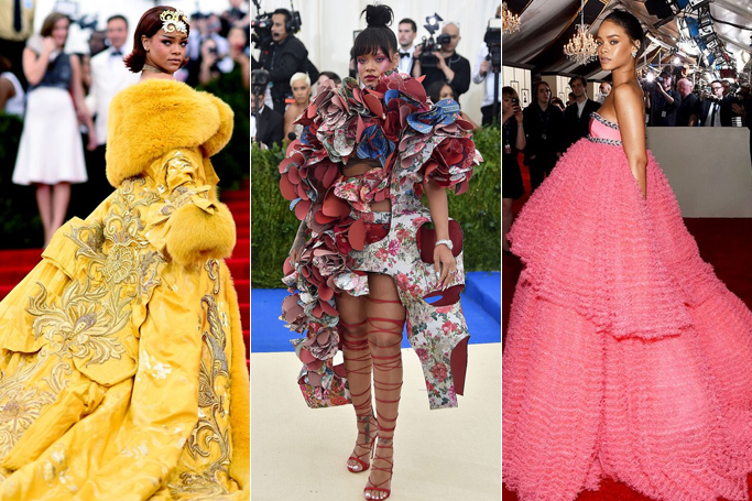 Rihanna's iconic red carpet looks Rihanna's iconic red carpet looks